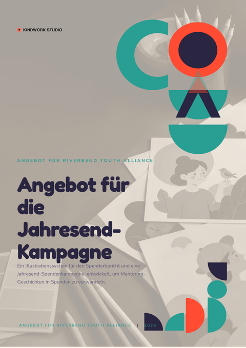 A finished proposal rendered in a illustriert look
