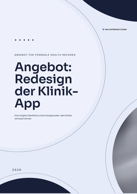 A finished proposal rendered in a morphismus look