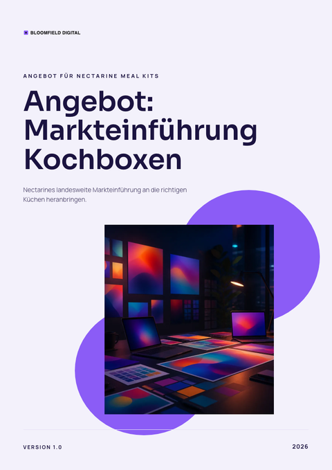 A finished proposal rendered in a verlauf look