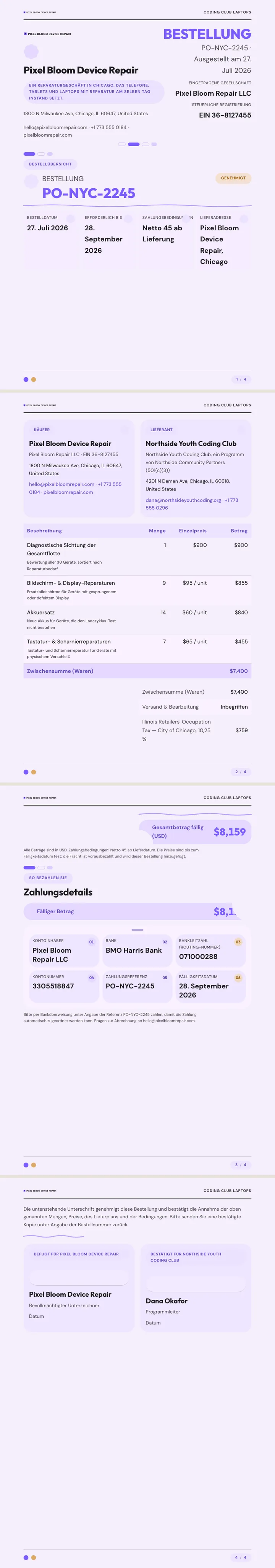 Material You — vollständiges Beispiel, erstellt von Waxe