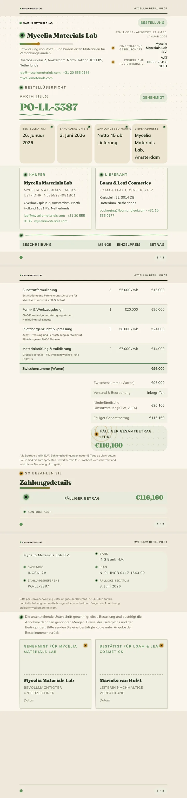 Organisch / Biomorph — vollständiges Beispiel, erstellt von Waxe