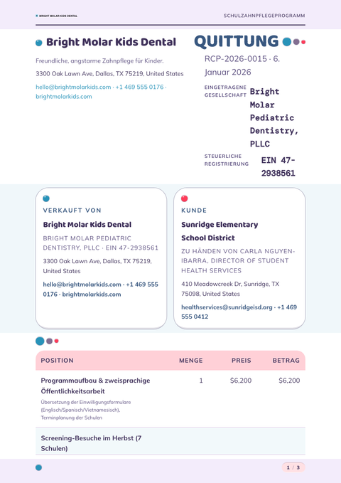 A finished receipt rendered in a morphismus look