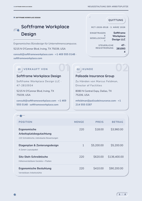 A finished receipt rendered in a morphismus look