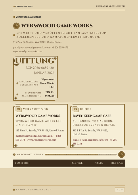 A finished receipt rendered in a game & pop look