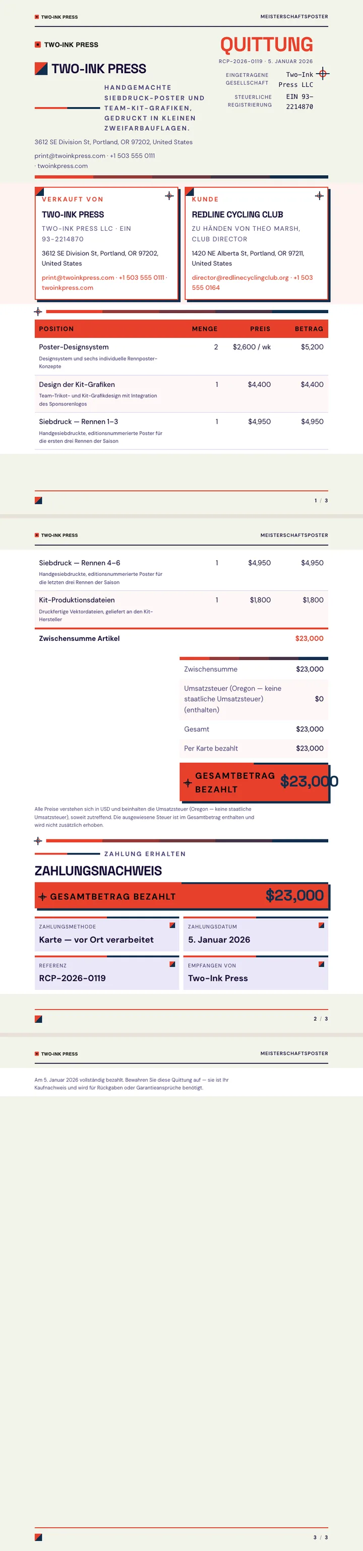 Duoton — vollständiges Beispiel, erstellt von Waxe