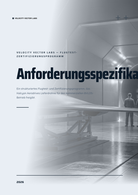 A finished requirements document rendered in a futuristisch look