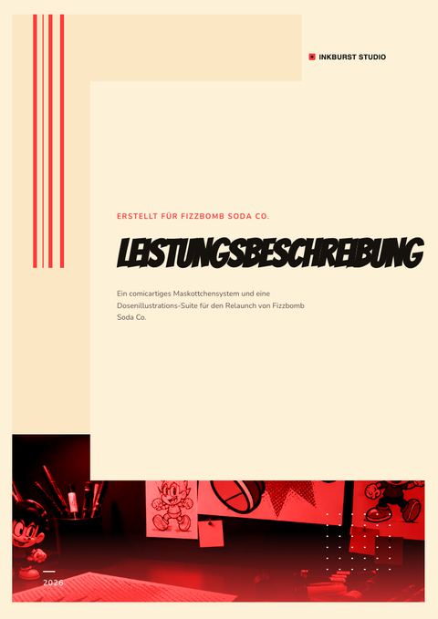 A finished scope of work rendered in a illustriert look