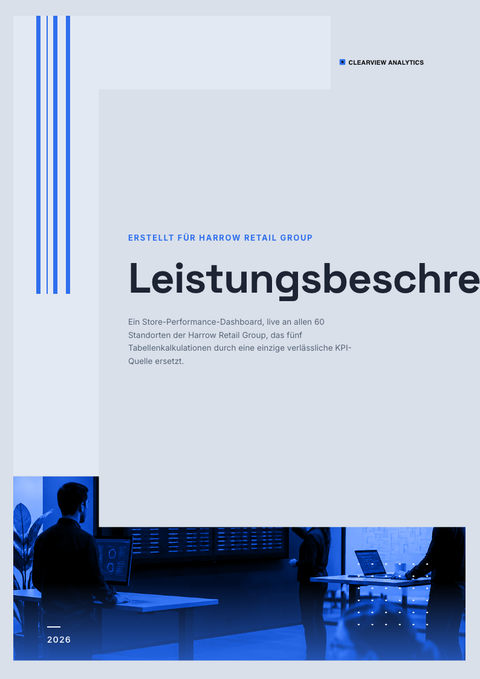 A finished scope of work rendered in a technisch look