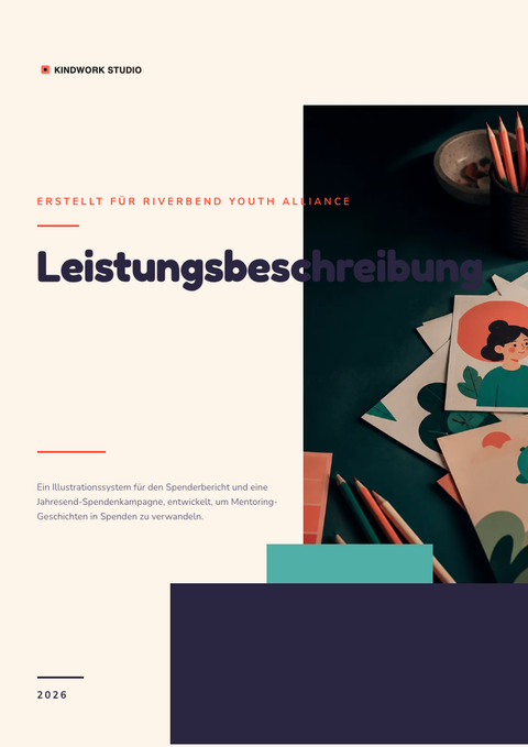 A finished scope of work rendered in a illustriert look