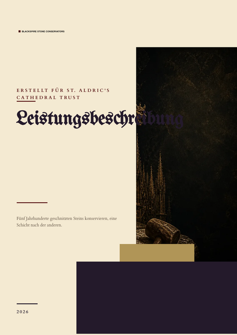 A finished scope of work rendered in a dunkel look