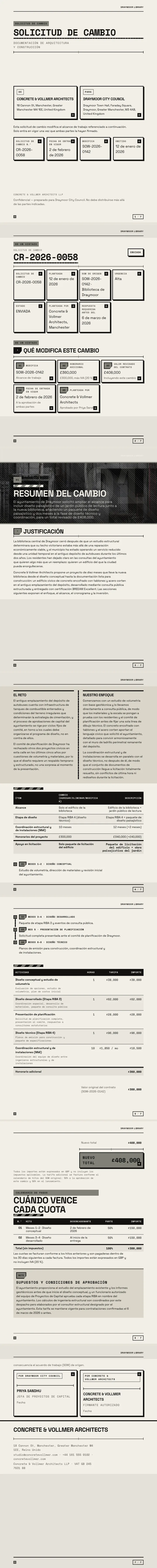 Brutalismo — ejemplo completo generado por Waxe