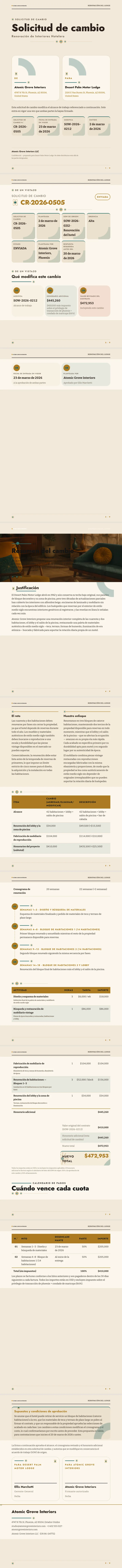 Moderno de mediados de siglo — ejemplo completo generado por Waxe