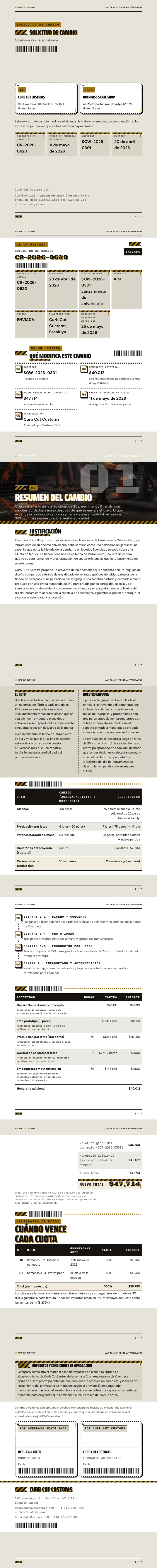 Streetwear — ejemplo completo generado por Waxe