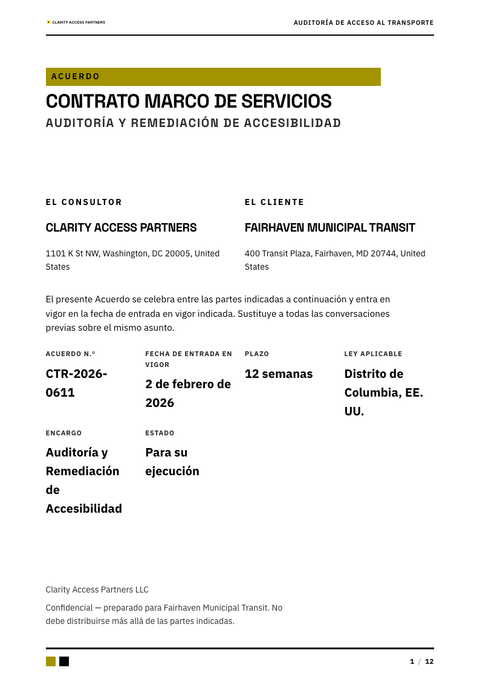 A finished contract rendered in a color look