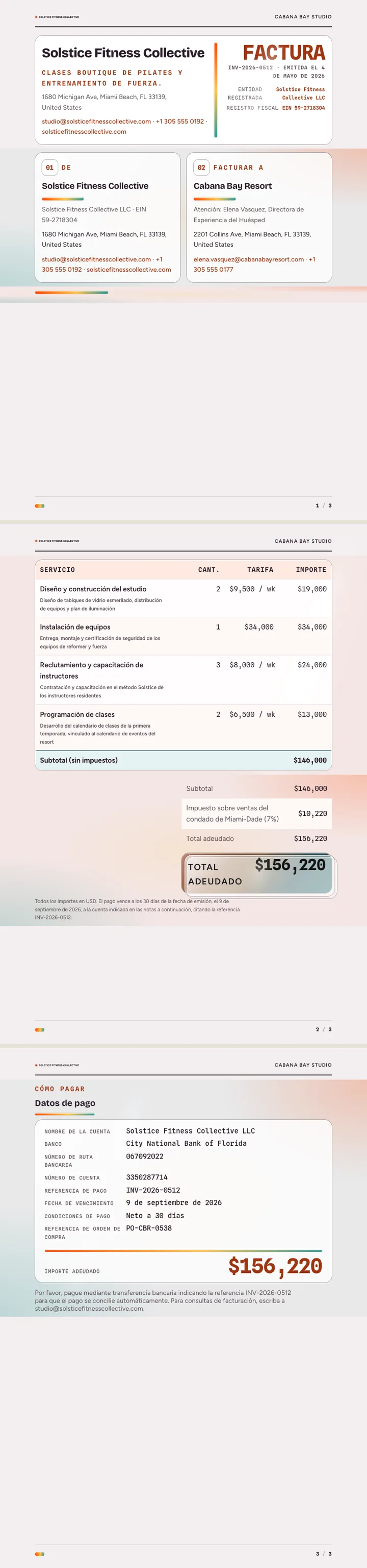Cristal esmerilado — ejemplo completo generado por Waxe