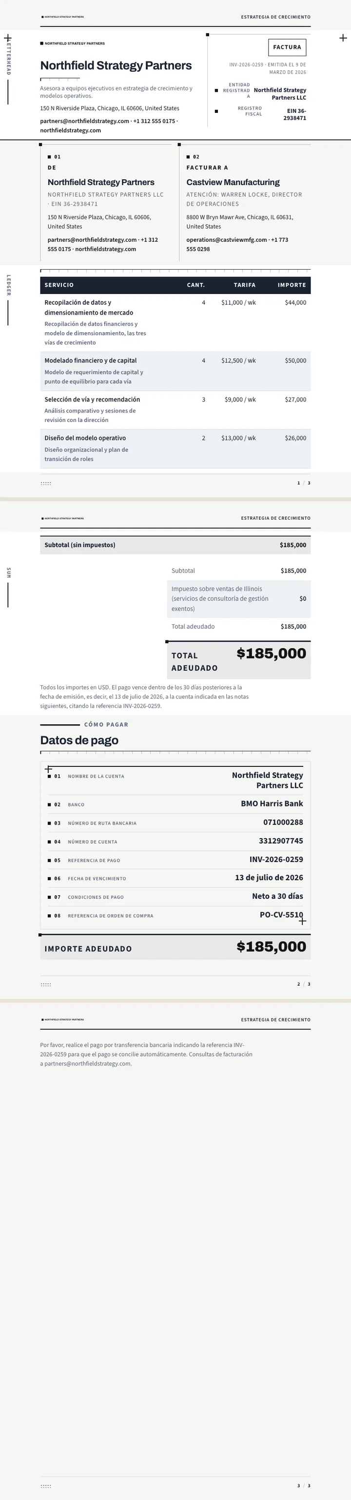 Minimalismo — ejemplo completo generado por Waxe