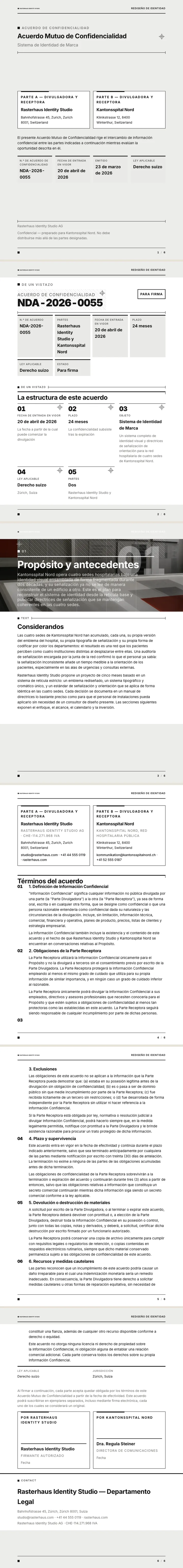 Suizo / Internacional — ejemplo completo generado por Waxe