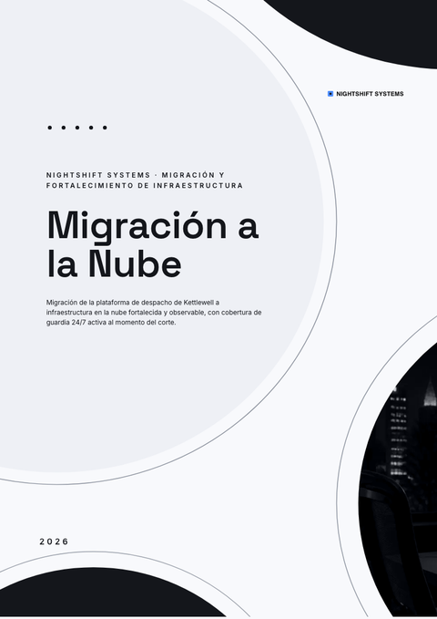 A finished pitch deck rendered in a oscuro look