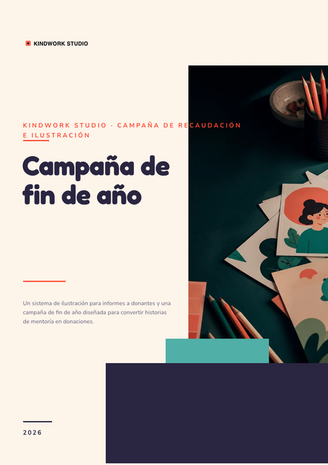 A finished pitch deck rendered in a ilustrado look