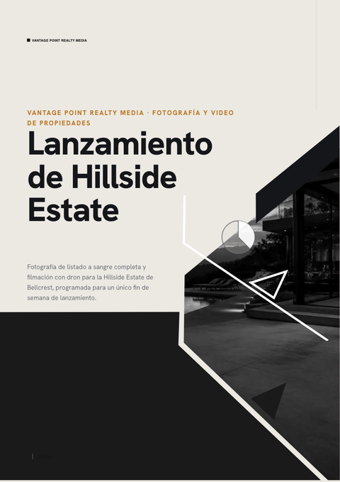 A finished pitch deck rendered in a foto look