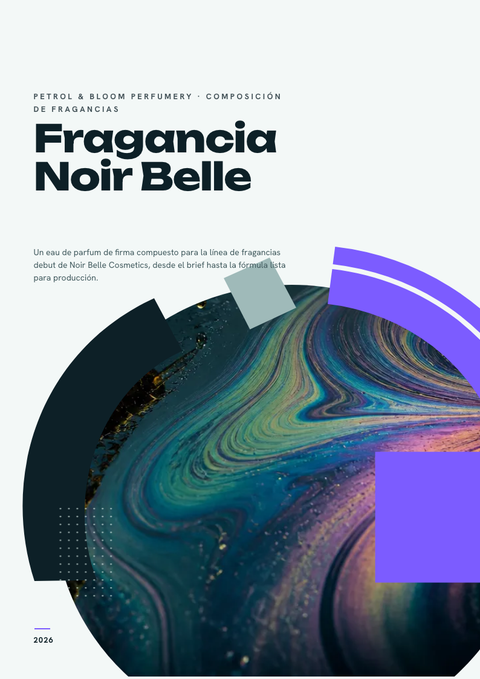 A finished pitch deck rendered in a degradado look