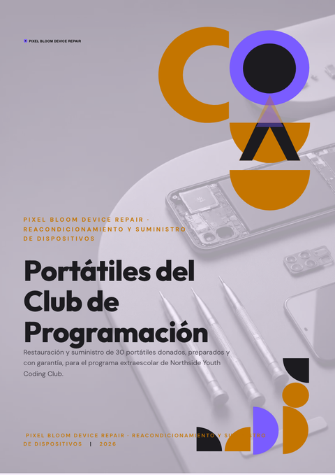 A finished pitch deck rendered in a plano y minimalista look