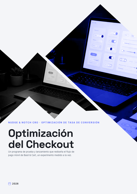 A finished pitch deck rendered in a movimiento look