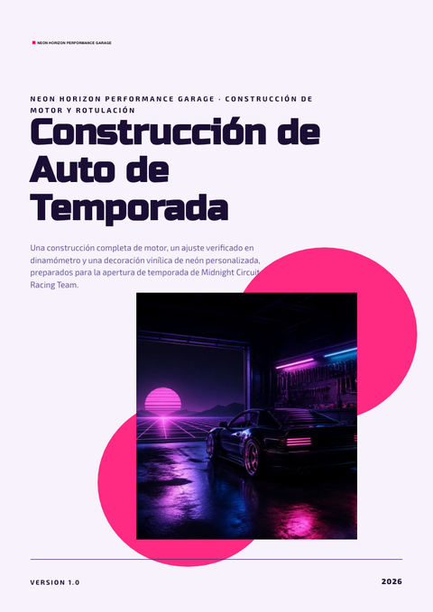 A finished pitch deck rendered in a retro look