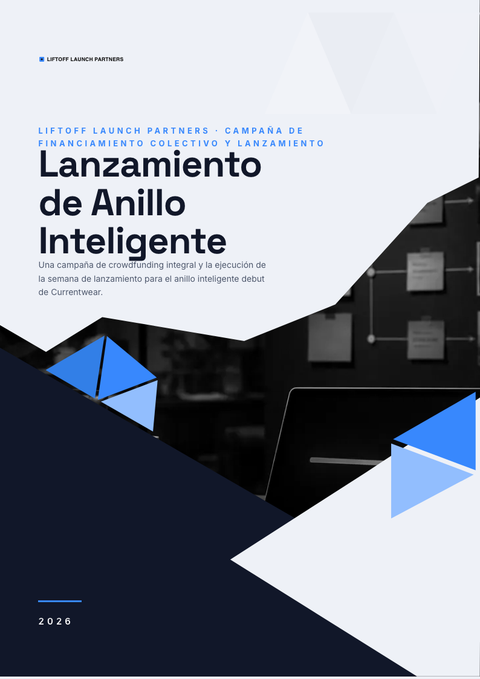 A finished pitch deck rendered in a movimiento look