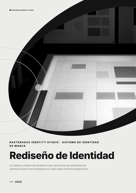 A finished pitch deck rendered in a plano y minimalista look