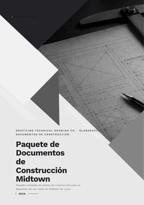 A finished pitch deck rendered in a técnico look