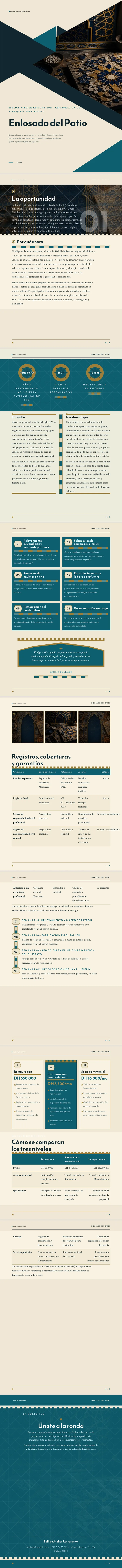 Geometría islámica — ejemplo completo generado por Waxe