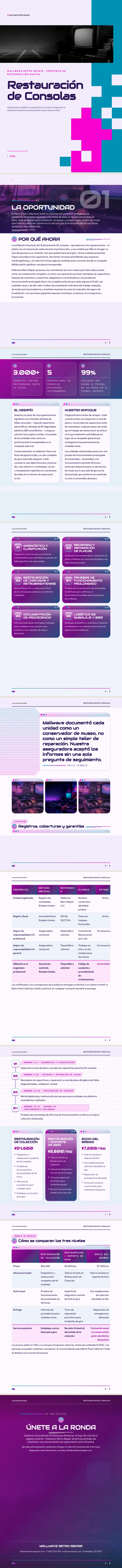 Vaporwave — ejemplo completo generado por Waxe