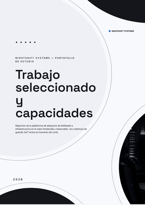 A finished portfolio rendered in a oscuro look