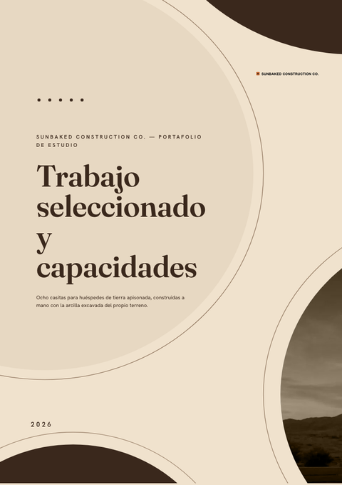 A finished portfolio rendered in a naturaleza look