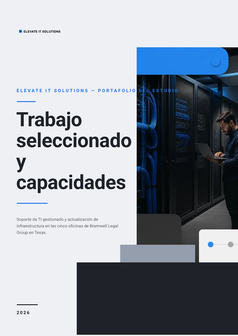 A finished portfolio rendered in a plano y minimalista look