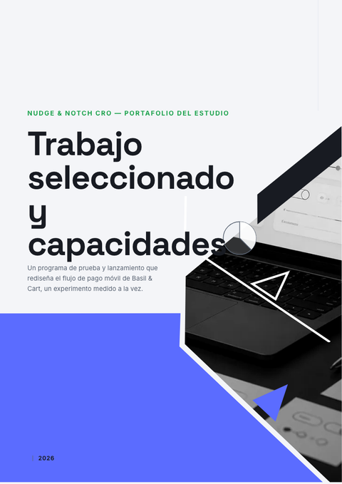 A finished portfolio rendered in a movimiento look