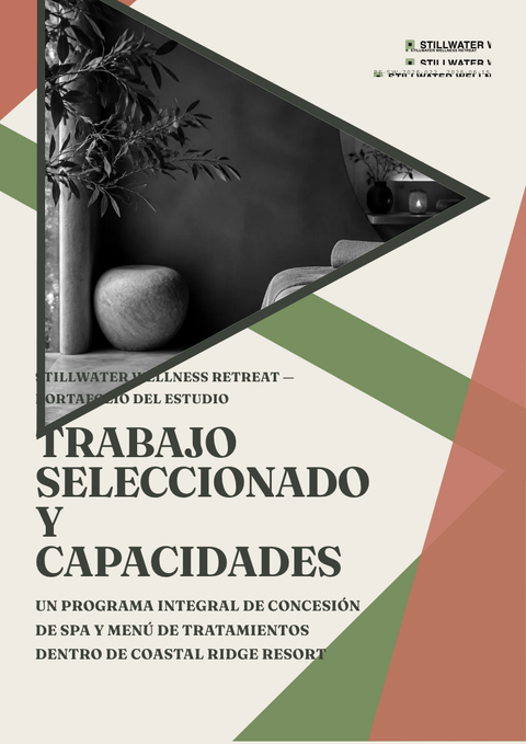 A finished portfolio rendered in a estilo de vida look