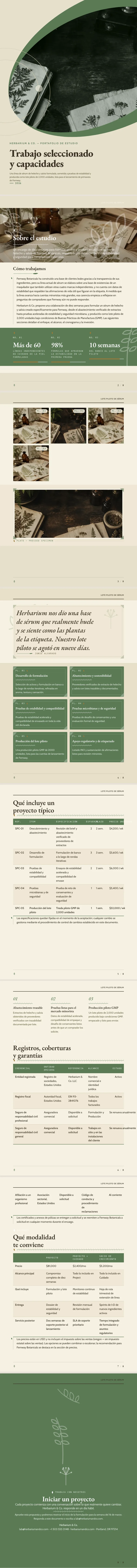 Botánico — ejemplo completo generado por Waxe