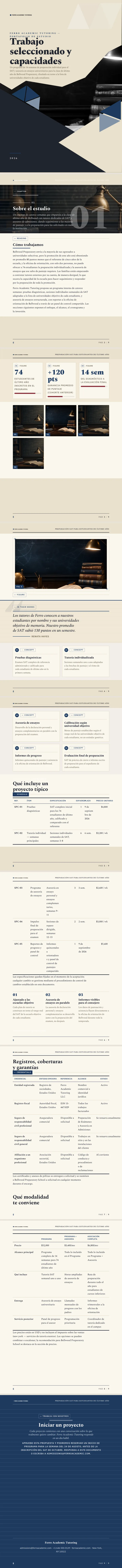 Educativo / Académico — ejemplo completo generado por Waxe