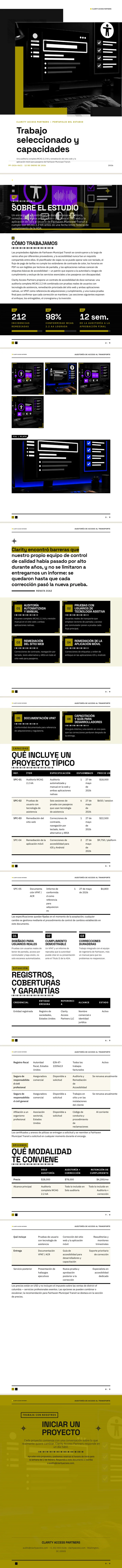 Alto contraste — ejemplo completo generado por Waxe