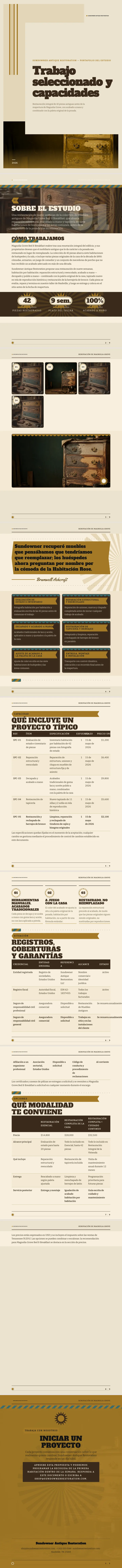Retro / Vintage — ejemplo completo generado por Waxe