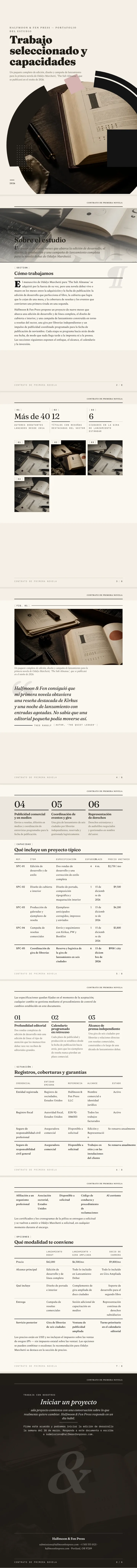Tipográfico / Con protagonismo de la tipografía — ejemplo completo generado por Waxe