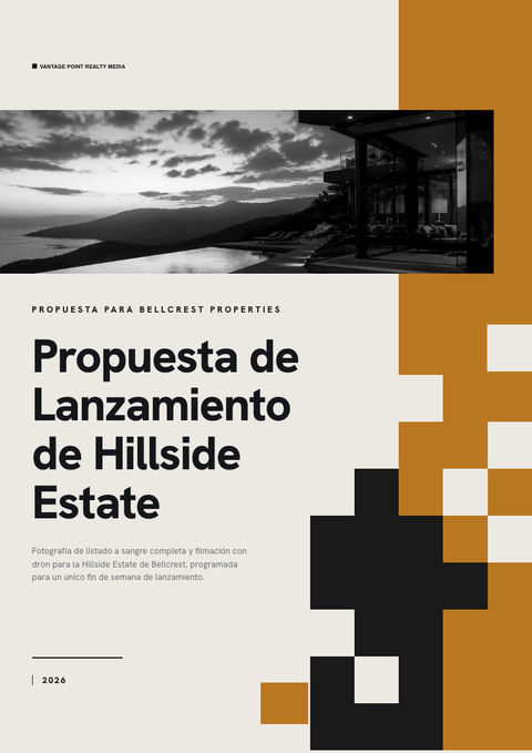 A finished proposal rendered in a foto look