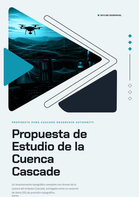 A finished proposal rendered in a futurista look