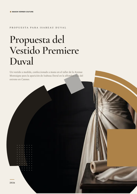 A finished proposal rendered in a estilo de vida look
