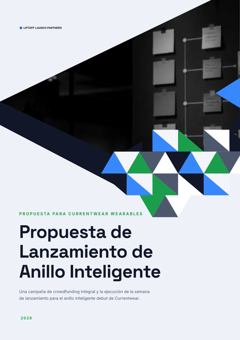 A finished proposal rendered in a movimiento look