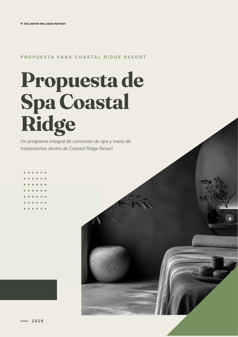 A finished proposal rendered in a estilo de vida look