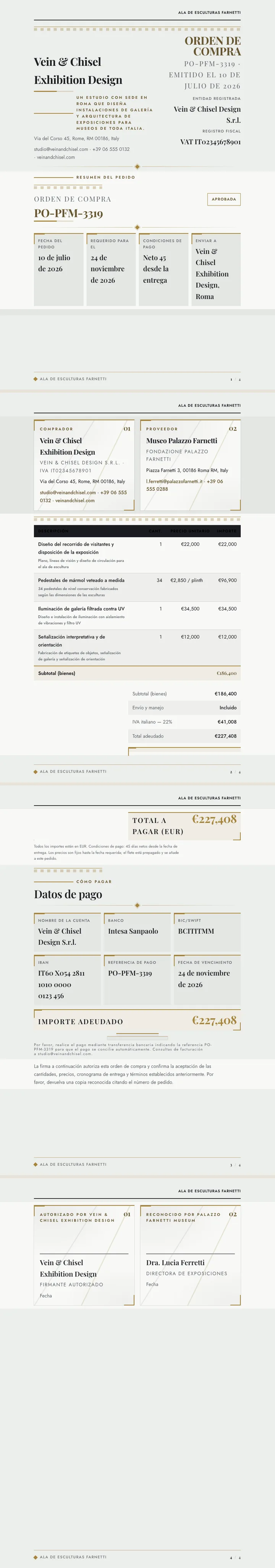 Mármol — ejemplo completo generado por Waxe