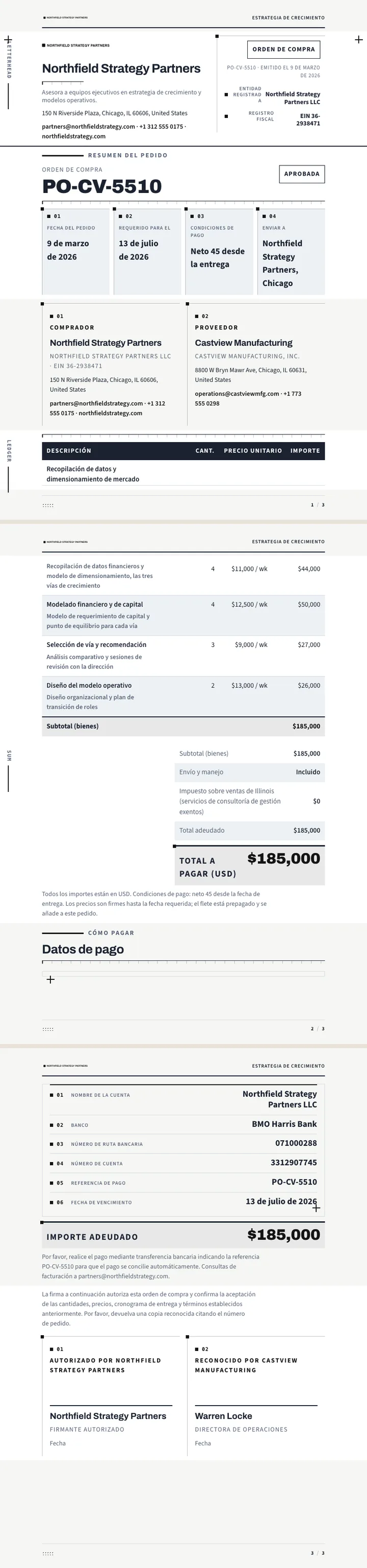 Minimalismo — ejemplo completo generado por Waxe